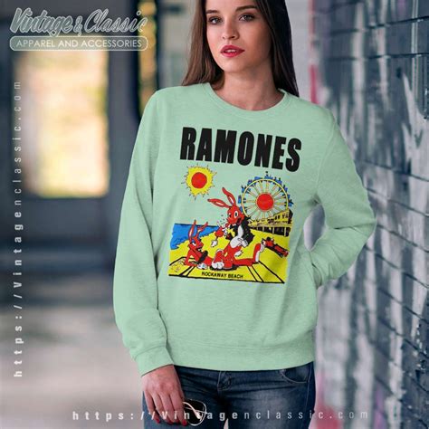 Ramones Rockaway Beach Summer Shirt - Vintagenclassic Tee