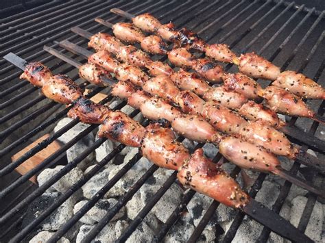 Fire Roasted Chicken Heart Skewers | Wildwood Grilling