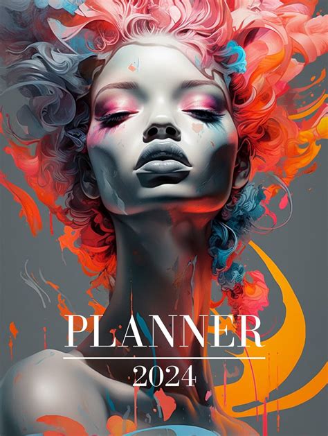 Simple Personal 2024 Year Calendar Planner by Iynika - Etsy