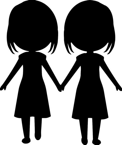 SVG > display girls twins sign - Free SVG Image & Icon. | SVG Silh