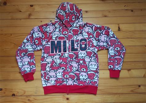 BAPE Baby MILO hoodie 80s 90s Hip hop Rap Retro Old school / | Etsy