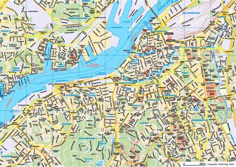 Gothenburg tourist map