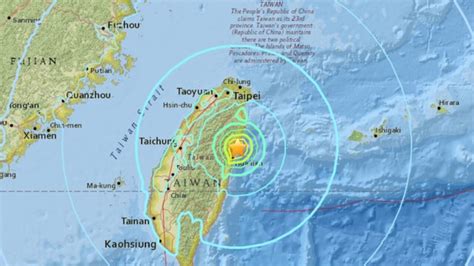 Dozens feared trapped in Taiwan after earthquake topples buildings