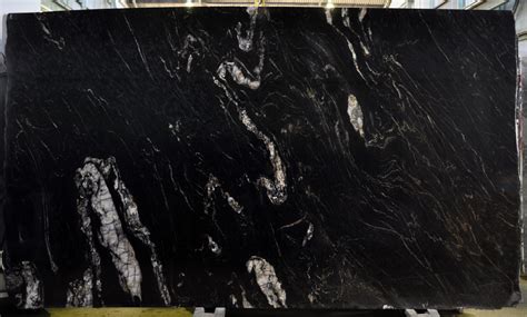 Universe Black Polished Granite Slab 9 - SNB Stone