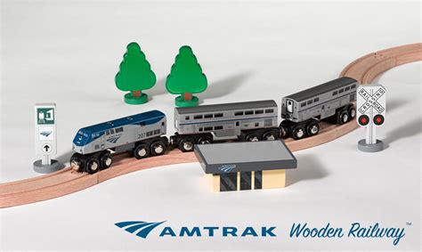 Amtrak Wooden Train Set - AeroPro Promotions