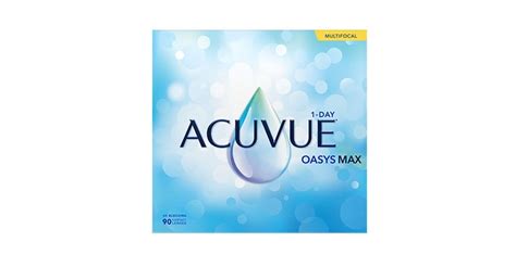 ACUVUE® OASYS Max 1-Day Multifocal Contact Lenses 30, 90 PK's, Daily Contacts | Reviews, Rebates ...