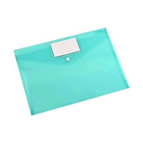 A4 Colorful PP Plastic Document Bag For Office Files And Stationery ...