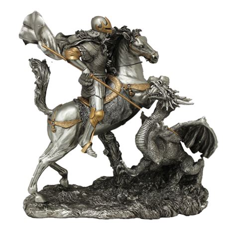 Saint George & the Dragon 10.5" Statue