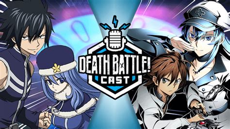 Fanmade/ This Subreddit's community Death Battle Cast: Gray and Juvia vs Esdeath and Tatsumi ...