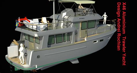 X46 Aluminium Trawler | Boat Design Net