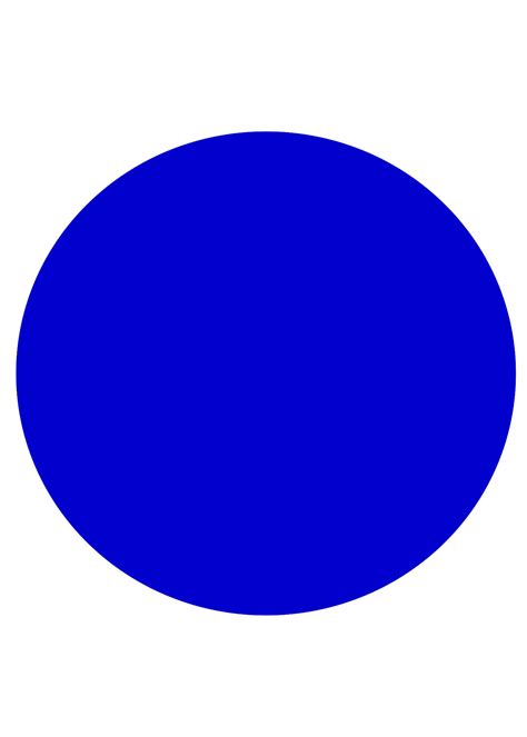 Basic círculo azul Stock de Foto gratis - Public Domain Pictures