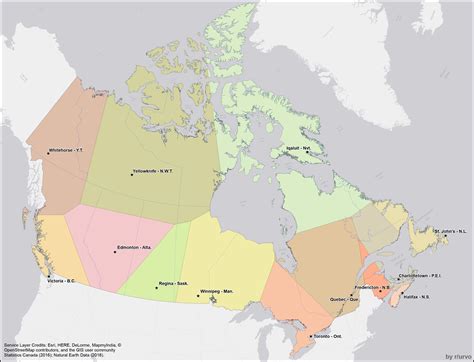 Canada Provinces And Capitals