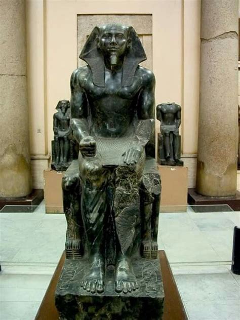 Statue of King Khafre Egyptian Museum | Ancient egypt, Egypt history ...