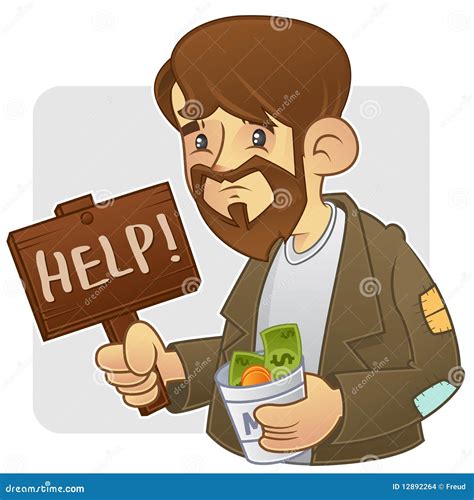 Beggar Cartoons, Illustrations & Vector Stock Images - 4975 Pictures to ...