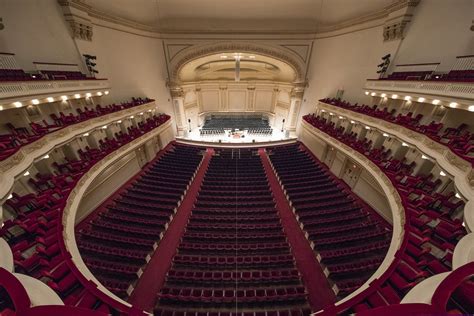 Carnegie Hall View From Seat