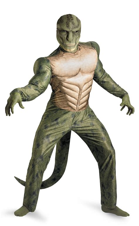 Spiderman Lizard Muscle Chest Adult Costume - Mr. Costumes