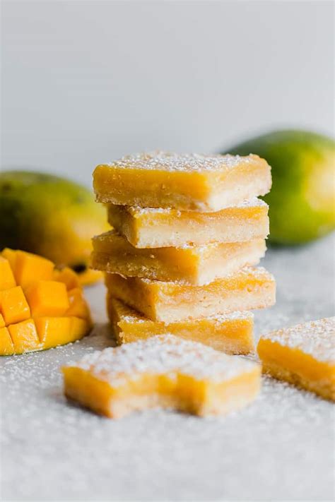 Mango Lemon Bars Recipe - Grandbaby Cakes