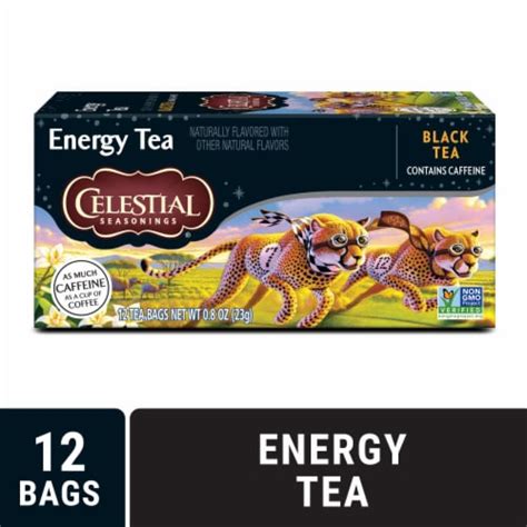 Celestial Seasonings Caffeinated Energy Black Tea, 12 ct - Kroger