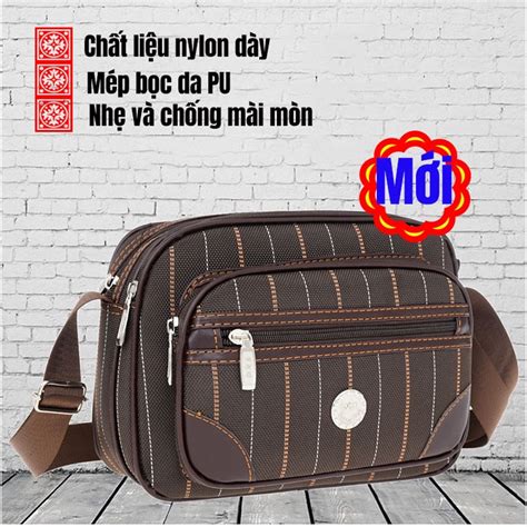 Túi Đeo Chéo Bằng Nylon Sức Chứa Lớn Nhiều Ngăn Dành Cho Nam Nữ - MixASale