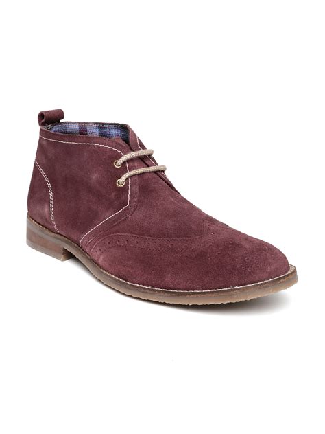 Buy Bata Men Burgundy Casual Shoes - Casual Shoes for Men 1124268 | Myntra