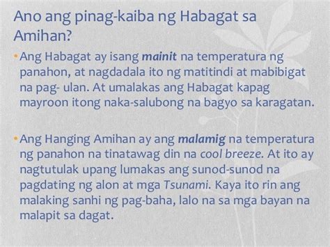 Habagat, Amihan, at ITCZ