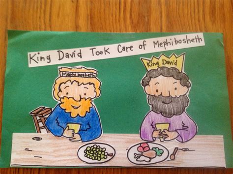 King David and Mephibosheth Bible Craft by Let | Sunday school crafts ...