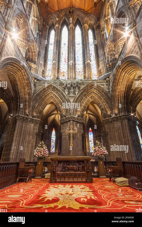 Scotland, Glasgow, Glasgow Cathedral, Interior View Stock Photo - Alamy