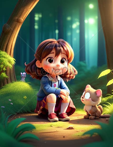 Enchanting Forest Animation - Ai Generated Picture And HD Photos | Free ...