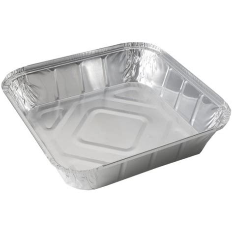 Foil Container No 9 Deep Square Aluminium Food Takeaway