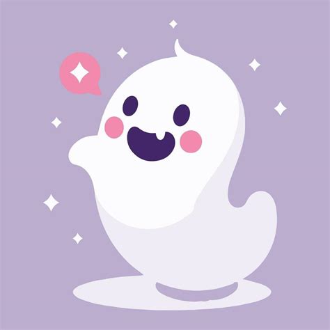 Hand Drawn cute ghost in flat style 25662957 Vector Art at Vecteezy