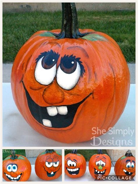Pin by House of Heart ️ on HaLLoWeeN | Pumpkin halloween decorations, Halloween pumpkins painted ...