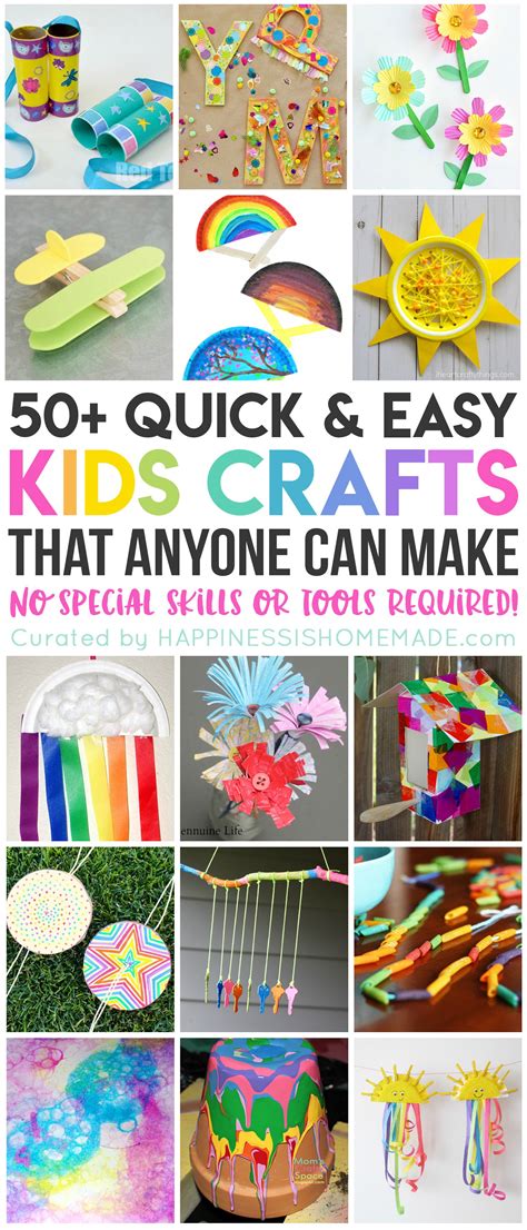 Best 22 Cute Easy Crafts for Kids - Home, Family, Style and Art Ideas