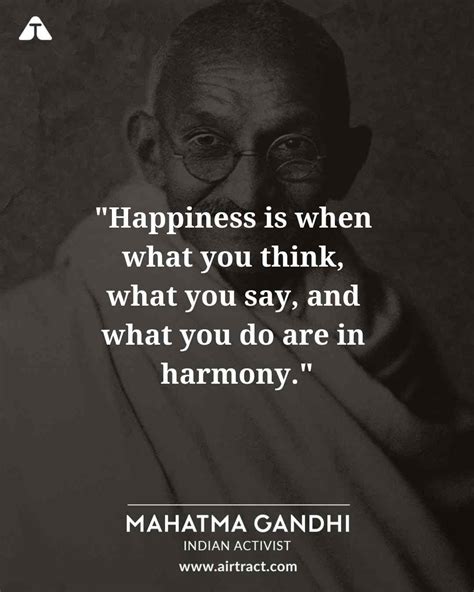 Happiness Quotes By Mahatma Gandhi - ShortQuotes.cc