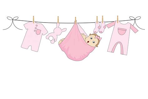Baby Girl Clothes Line Free Stock Photo - Public Domain Pictures