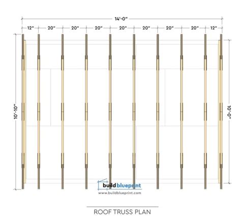 14x10 Barn Shed Plans - Build Blueprint