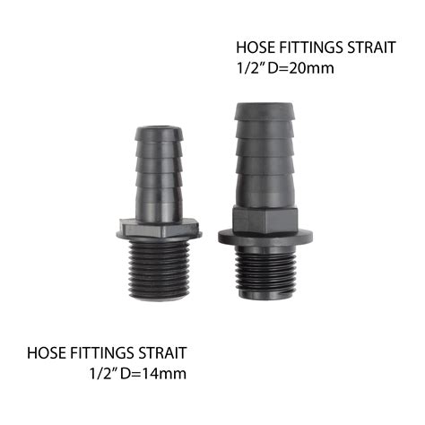 Hose fittings straight 1/2” - SAP