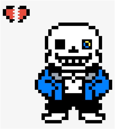 Sans With Glowing Eye And Soul - Sans Transparent PNG Image ...