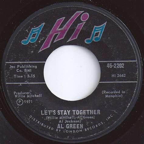 #1 on Billboard / Let's Stay Together / Al Green | Classic album covers, Let's stay together, 45 ...