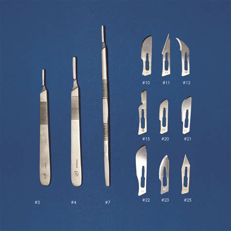 Scalpel Handles and Blades - Hollinger Metal Edge