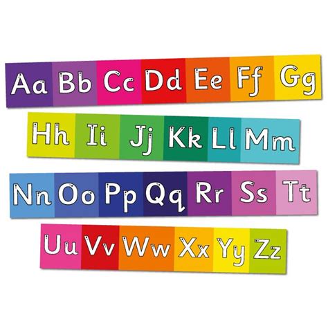 Rainbow Alphabet