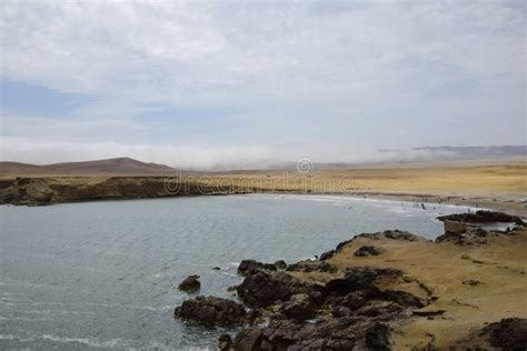 Coastline, Paracas National Reserve. Cliffs in the Paracas National Reserve on the Pacific Coast ...