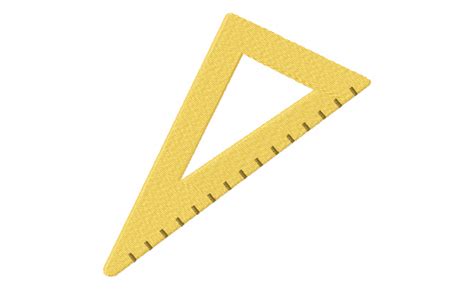 Triangle Ruler Stitched Embroidery Design – Daily Embroidery