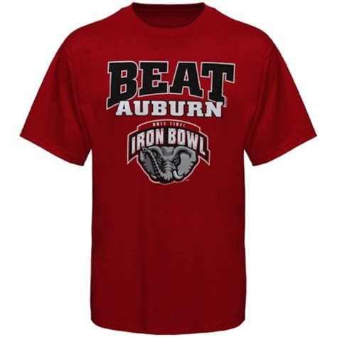 Alabama Crimson Tide Beat Auburn Rivalry T-Shirt - Crimson - SEC Store