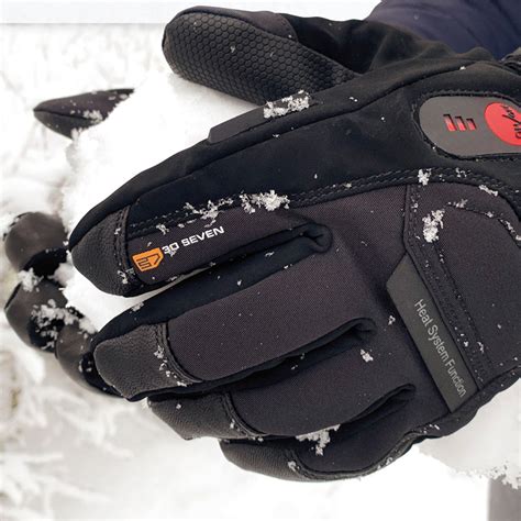 Heated Waterproof Extra Warm Gloves // Black (X-Small) - 30Seven ...