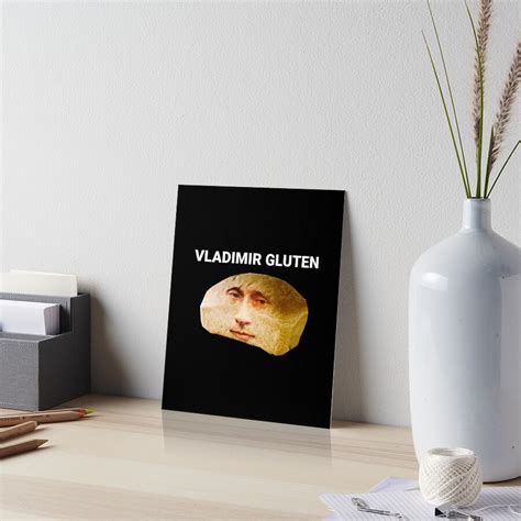 "Vladimir Gluten Funny Bread Dank Meme" Art Board Print for Sale by Julianna30 | Redbubble