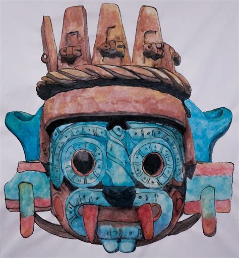 "Tlaloc, god of rain" on Behance