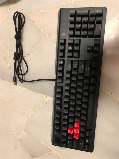 OMEN by HP Gaming Keyboard, Computers & Tech, Parts & Accessories, Computer Keyboard on Carousell