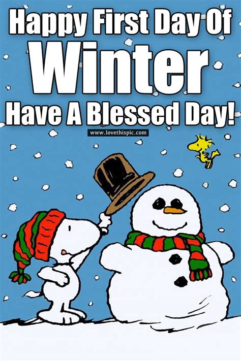 Happy First Day Of Winter, Have A Blessed Day! Pictures, Photos, and ...