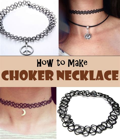 Lovely DIY Choker Necklace - The Budget Diet