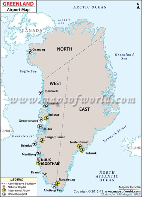 #Map showing the location of domestic and International airports of ...